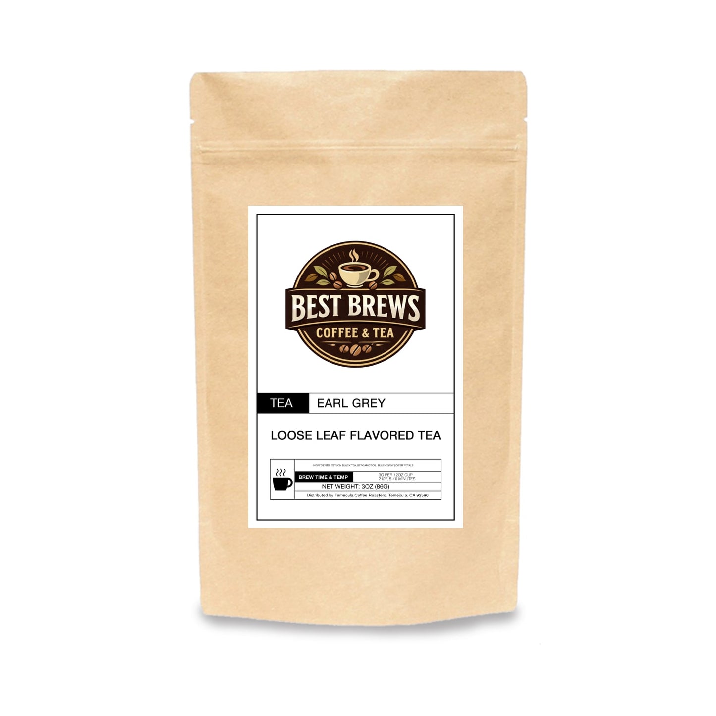 Earl Grey Black Tea — Classic Bergamot Blend